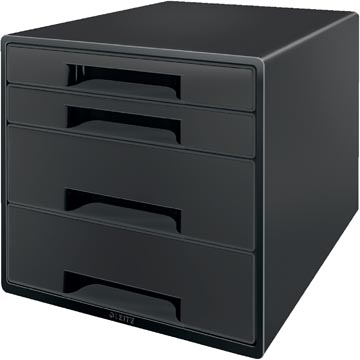 Leitz Recycle ladenblok, 4 laden, zwart