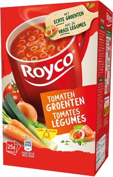 Royco Minute Soup Classic Tomaten Groenten, Pak Van 25 Zakjes