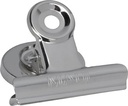 MAUL PAPIERKLEM BULLDOGCLIP MAGNETISCH 30mm 2 STUKS VERCHROOMD