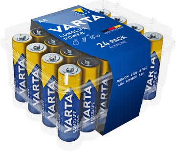 Varta Batterij Longlife Power Aa, Pak Van 24St