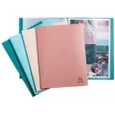 Showmap in halfharde gerecyclede PP met 40 tassen Skandi geassorteerde kleuren