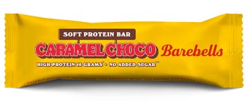 Barebells Soft Caramel Choco, Reep Van 55 G, Pak Van 12 Stuks