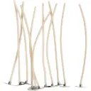 Katoenen Lont Voor Kaarsen, 10Stks, L 110Mm, D 2Mm