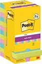 POST-IT SUPER STICKY NOTES COSMIC, 90 VEL, ft 76X76mm, 8+4 GRATIS