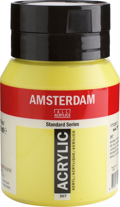 Standard Series acrylverf pot 500 ml Azogeel Citroen 267