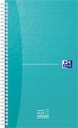 Oxford Office Essentials Taskmanager, 230 Bladzijden, Ft 14,1 X 24,6 Cm, Aqua