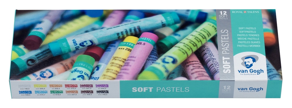 Softpastels Starterset Met 12 Kleuren