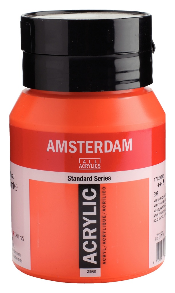 Standard Series Acrylverf Pot 500 Ml Naftolrood Licht 398