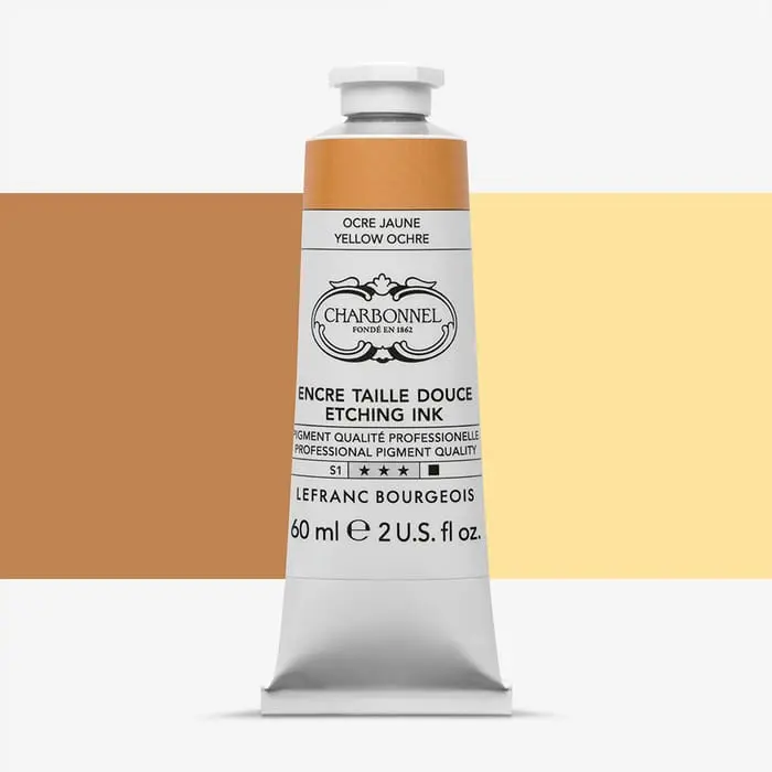 charbonnel etsinkt ocre jaune (geel oker), tube 60ml #301550