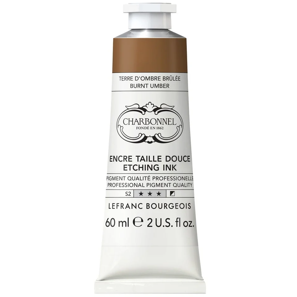 charbonnel etsinkt terre brulée (gebrande omber), tube 60ml #331893