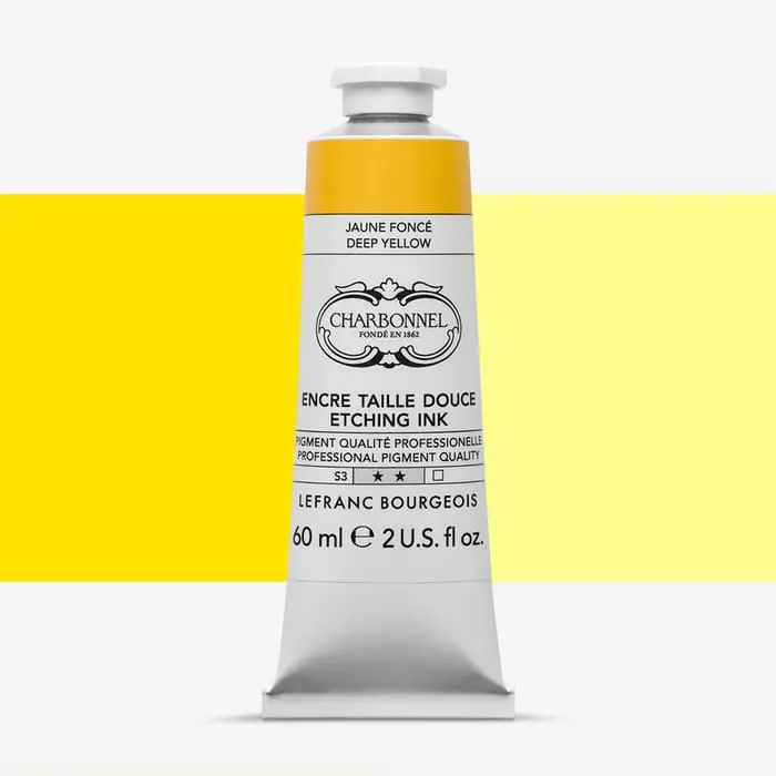 charbonnel etsinkt jaune foncé (donkergeel), tube 60ml #301523