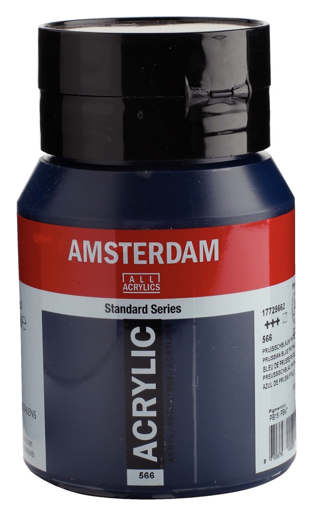 Standard Series acrylverf pot 500 ml Pruisischblauw (Phtalo) 566