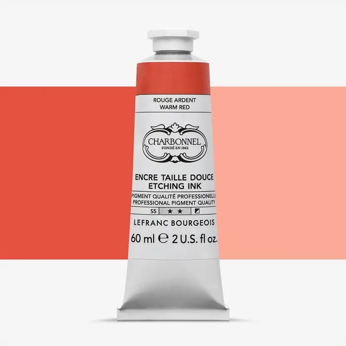 charbonnel etsinkt rouge ardent (warm rood), tube 60ml #331869