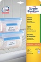 Avery Diepvriesetiketten Ft 38,1 X 21,2 Mm (B X H), Wit, Doos Van 1625 Etiketten