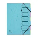 Harmonika Sorteermap Met Elastieken 7 Vakken Aquarel - A4 - Geassorteerde Kleuren