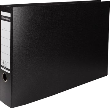 Pergamy Ordner, Uit Karton, Voor Ft A3, Liggend, Rug Van 8 Cm, Zwart