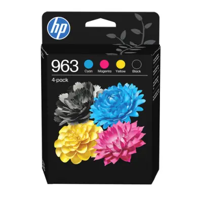 HP 963 CMYK Original Ink Cartridge 4-Pack