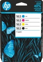 HP 963 OJ PRO INKT (4) CMYK 1X1000/3X700PAGINA'S