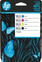 HP 953 OJ PRO INKT (4) CMYK 1X900/3X630PAGINA'S