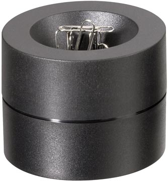 Maul Papercliphouder Pro Eco Magnetisch, Ø7.3X6Cm, 85% Gerecycled Kunststof Zwart
