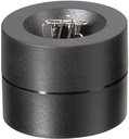 Maul Papercliphouder Pro Eco Magnetisch, Ø7.3X6Cm, 85% Gerecycled Kunststof Zwart
