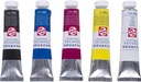 Talens Plakkaatverf Extra Fijn Tube Van 20 Ml, Doos Met 5 Tubes In Geassorteerde Kleuren