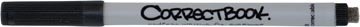 Correctbook Uitwisbare Pen, Schrijfbreedte: 0,6Mm, Zwart