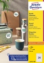 Avery Zweckform Ronde Etiketten, Diameter 40 Mm, Wit, Permanent Klevend, 240 Etiketten, 10 Vellen