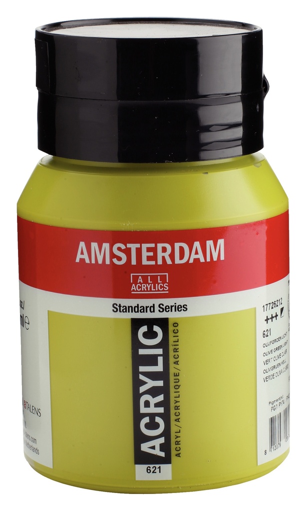 Standard Series Acrylverf Pot 500 Ml Olijfgroen Licht 621