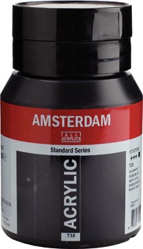 Standard Series acrylverf pot 500 ml Oxydzwart 735