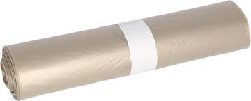 Deiss Vuilniszak 240 L, Ft 80 + 40 X 140 Cm, Transparant, Hdpe, Rol Van 10 Stuks