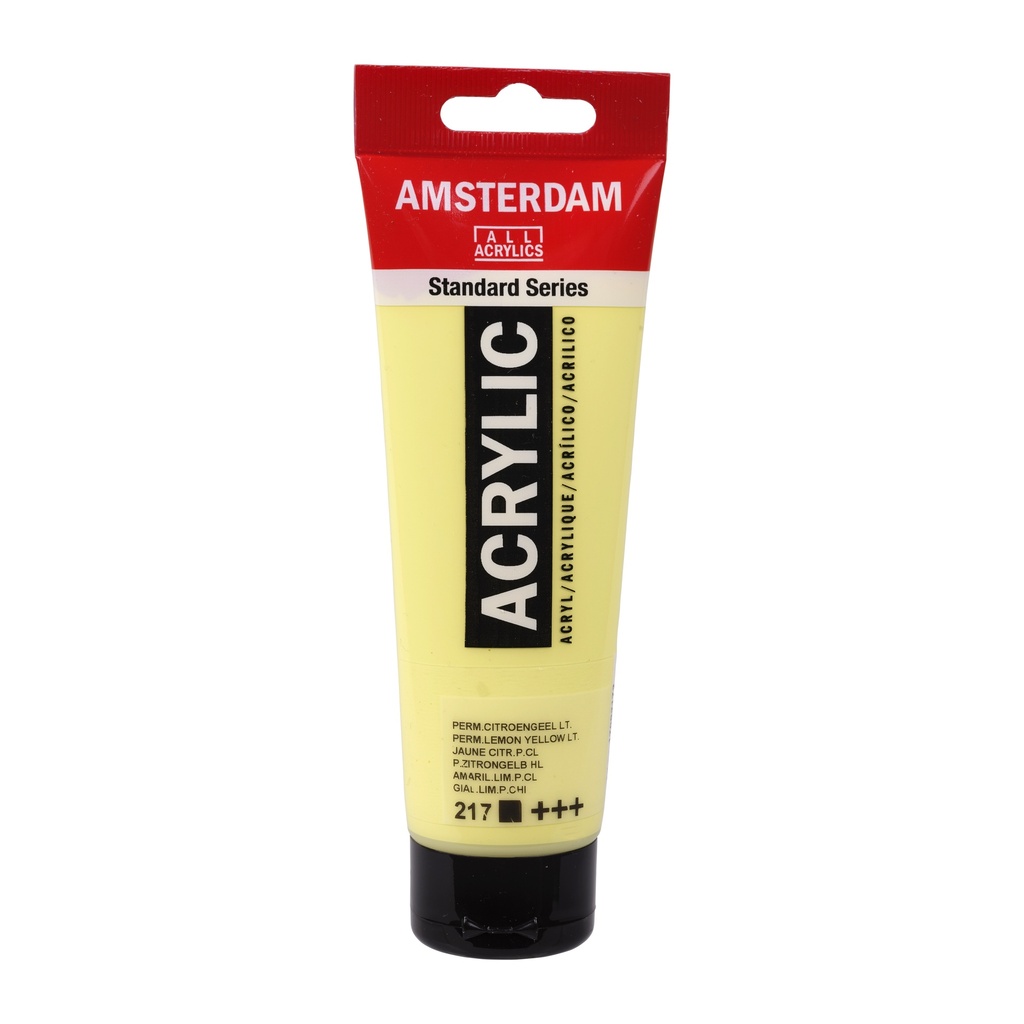 Standard Series acrylverf tube 120 ml Permanent Citroengeel Licht 217