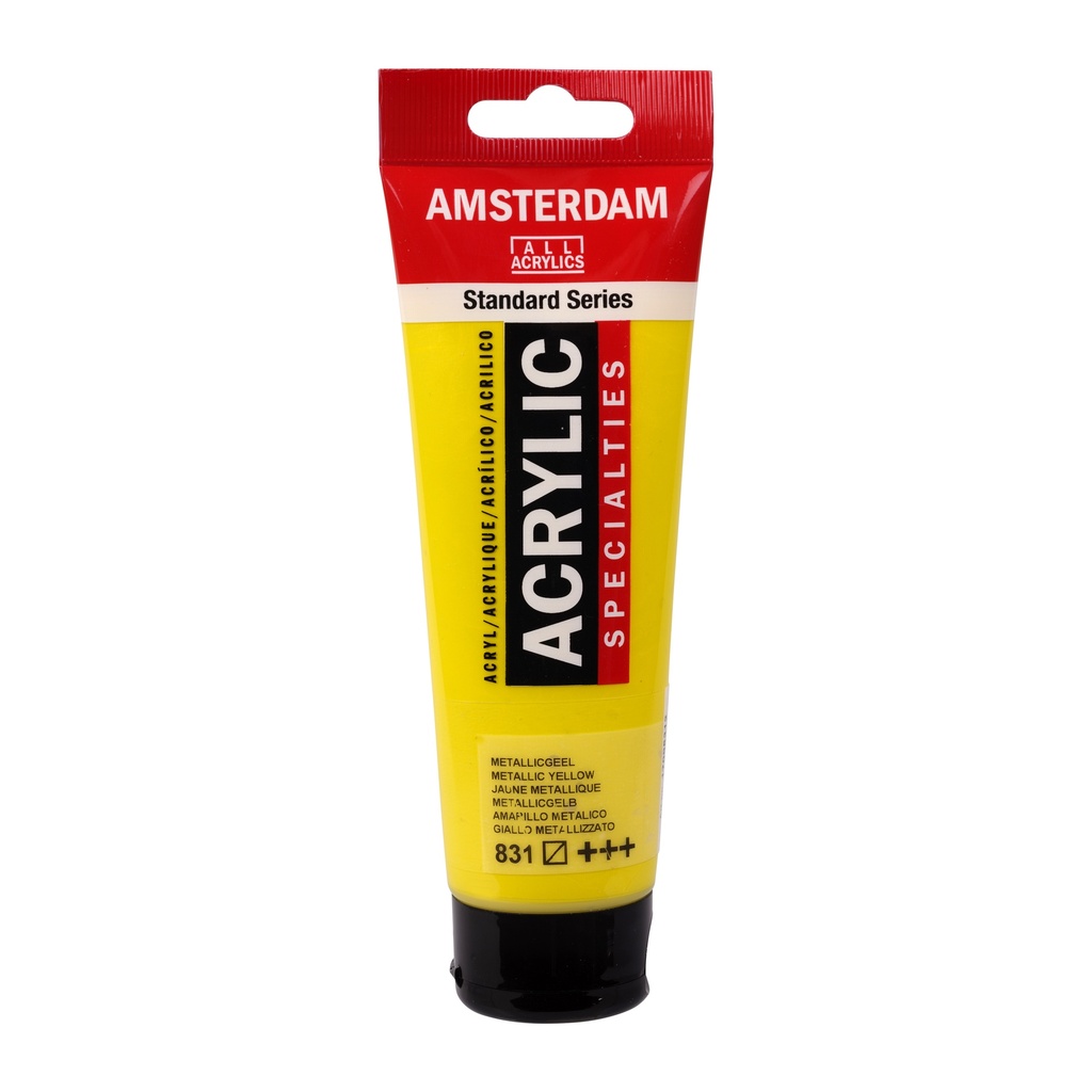 Standard Series acrylverf tube 120 ml Metallic Geel 831