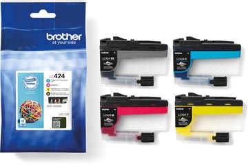 Lc424Val Brother Mini19 Dcpj Inkt (4) Cmyk 4X750Pagina'S