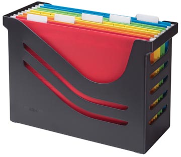 Re-Solution Hangmappenbox Met 5 Hangmappen, Zwart