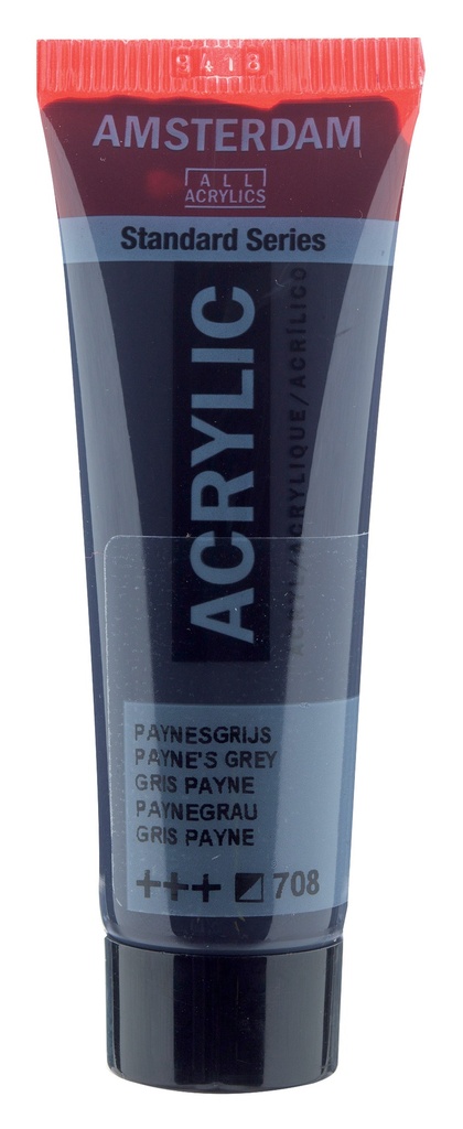 Standard Series acrylverf tube 20 ml Paynesgrijs 708