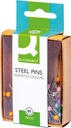 Q-Connect Spelden 3 X 30 Mm Vernikkeld Doos Van 80 Stuks
