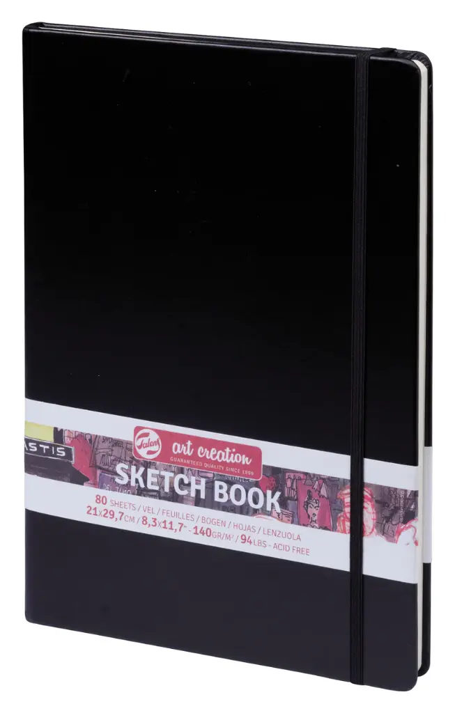 Talens - Art Creation Schetsboek, Zwart, 21X29.7Cm, 140G, 80 Vellen