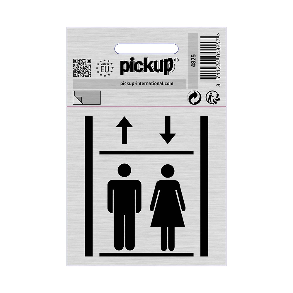 bord alulook lift - 80x80 mm zelfklevend