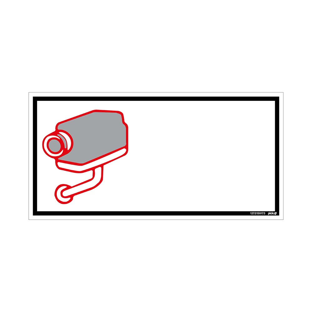 bord camerabewaking be - 150x300 mm