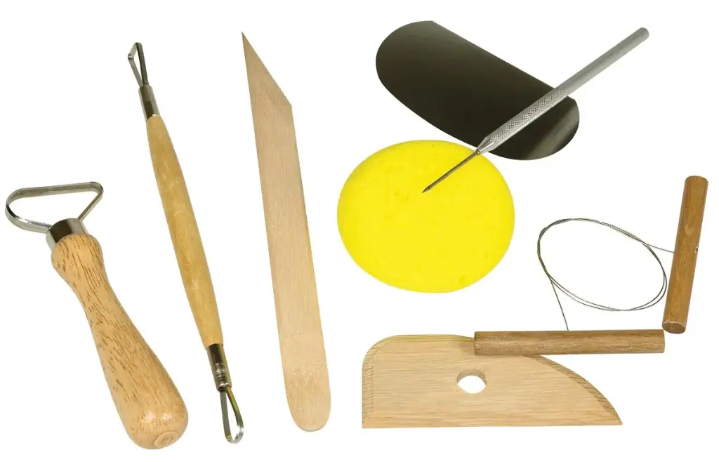 basisset klei, set met 6 stuks