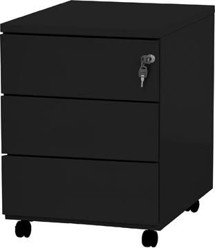 Mobiele Ladenblok, 3 Laden, Antraciet