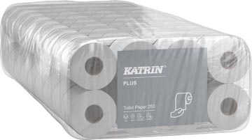 Katrin Plus Toiletpapier Soft, 3-Laags, 250 Vel Per Rol, Pak Van 8 Rollen