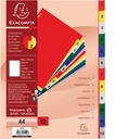 Exacom Tabbladen A4 Pp 12T Ass