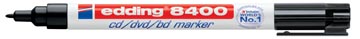 Cd-Marker Zwart 8400 Edding