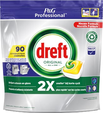 Dreft Vaatwas Orig Lemon 90Cap