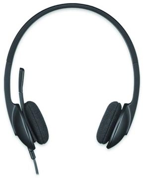 LOGITECH H340 Headset kabel stereo on-ear USB-A zwart