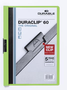 Klemmap Duraclip60 A4 Groen