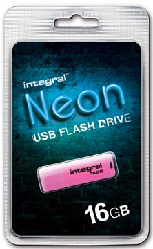 Integral Usb2 Neon 16Gb Roze