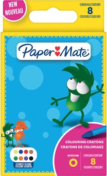 Paper Mate Waskrijt Ass Bl8
